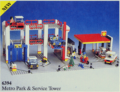 LEGO Metro Park & Service Tower (6394-1) set, 1988