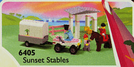 LEGO Sunset Stables (6405-1) set, 1992