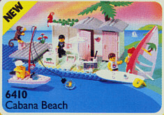 LEGO Cabana Beach (6410-1) set, 1994
