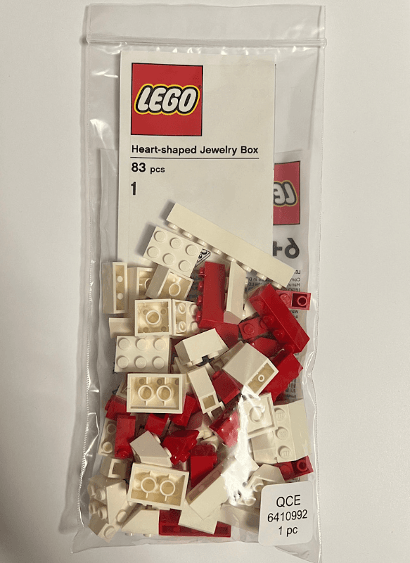 LEGO Heart-shaped Jewelry Box (6410992-1) set, 2022