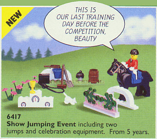 LEGO Show Jumping Event (6417-1) set, 1997