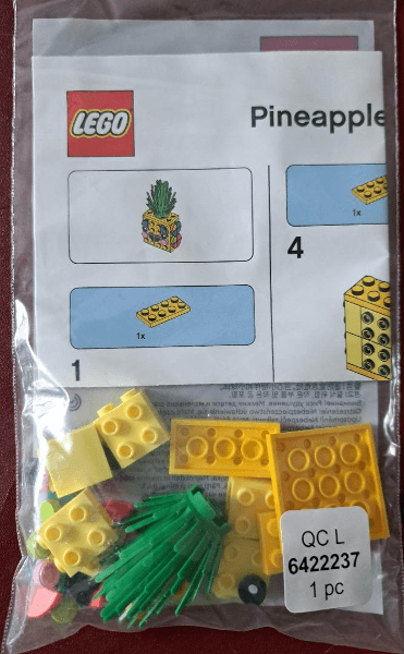LEGO Pineapple Pencil Pot (6422237-1) set, 2022