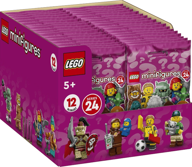 LEGO Minifigure, Series 24 (Box of 36) (6431619-1) set, 2023