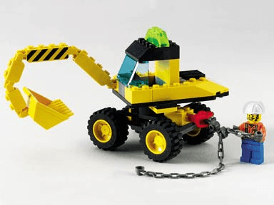 LEGO Wheeled Front Shovel (6474-1) set, 2000