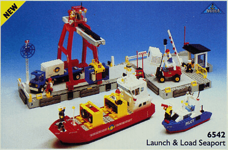 LEGO Launch & Load Seaport (6542-1) set, 1991