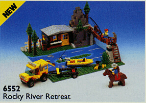 LEGO Rocky River Retreat (6552-1) set, 1993