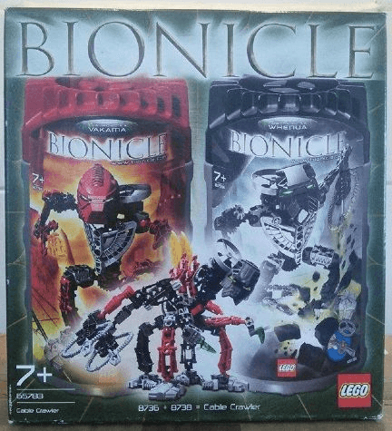LEGO BIONICLE Bundle Pack (Sets 8736 and 8738) - Cable Crawler (65783-1) set, 2005