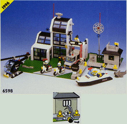 LEGO Metro PD Station (6598-1) set, 1996