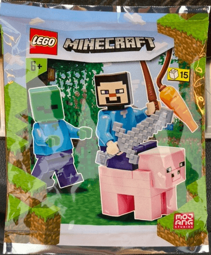 LEGO Steve, Zombie and Pig foil pack (662101-1) set, 2021