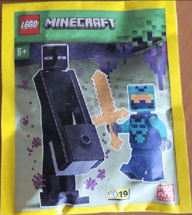 LEGO Nether Hero and Enderman paper bag (662305-1) set, 2023