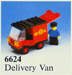 LEGO Delivery Van (6624-1) set, 1983