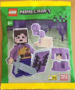 End Warrior with Shulker and Chorus Plant paper bag
