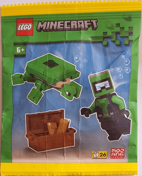 LEGO Diver with Treasure Chest and Turtle paper bag (662505-1) set, 2025