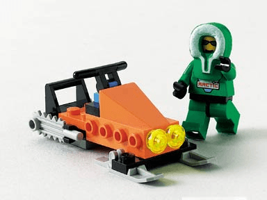 LEGO Snow Scooter polybag (6626-2) set, 2000