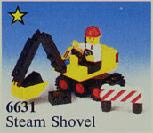 LEGO Steam Shovel (6631-1) set, 1985