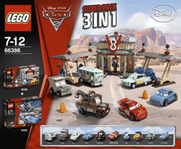 Cars 2 Bundle Pack, Super Pack 3 in 1 (Sets 8206, 8426, and 8487)