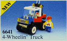 LEGO 4-Wheelin' Truck (Four Wheelin' Truck) (6641-1) set, 1987