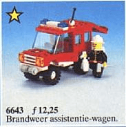 LEGO Fire Truck (6643-1) set