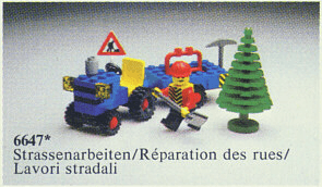 LEGO Highway Repair (6647-1) set, 1980