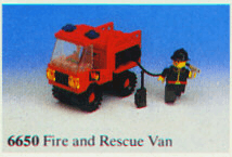 LEGO Fire and Rescue Van (6650-1) set