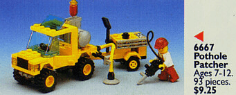 LEGO Pothole Patcher (6667-1) set, 1993