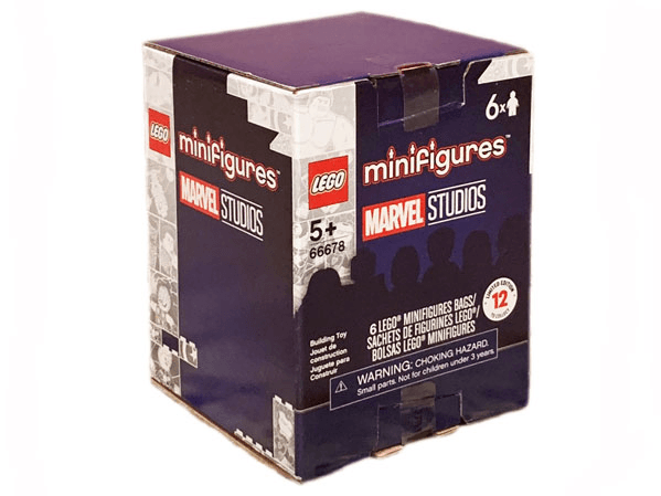 LEGO Minifigure, Marvel Studios, Series 1 (Box of 6) (66678-1) set, 2021