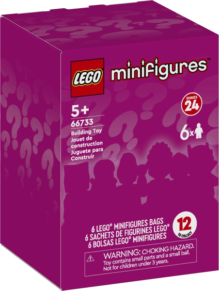 LEGO Minifigure, Series 24 (Box of 6) (66733-1) set, 2023