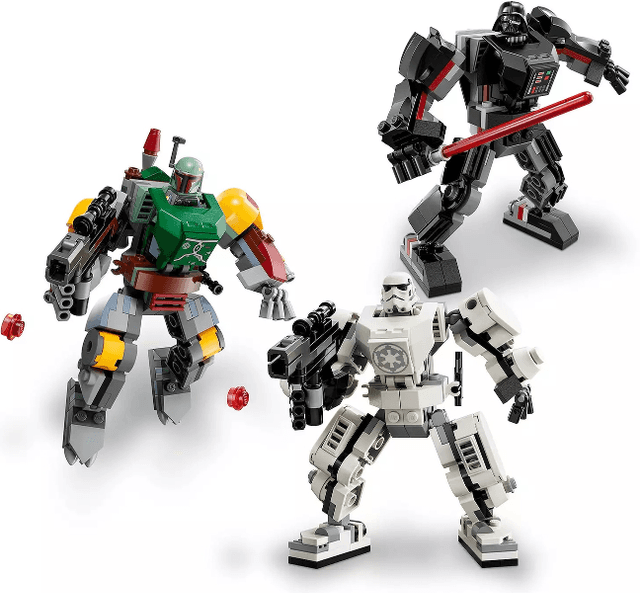 LEGO Star Wars Bundle Pack, 3 in 1 Mech Value Pack (Sets 75368, 75369, and 75370) - Star Wars Mech 3-Pack (66778-1) set, 2023