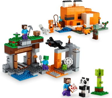 Minecraft Bundle Pack, 3 in 1 Adventure Gift Set (Sets 21166, 21178, and 30672) - Adventure Gamer Gift Set