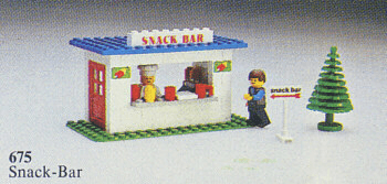 LEGO Snack Bar (675-1) set, 1979
