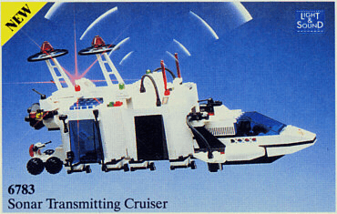 LEGO Sonar Transmitting Cruiser (6783-1) set, 1986