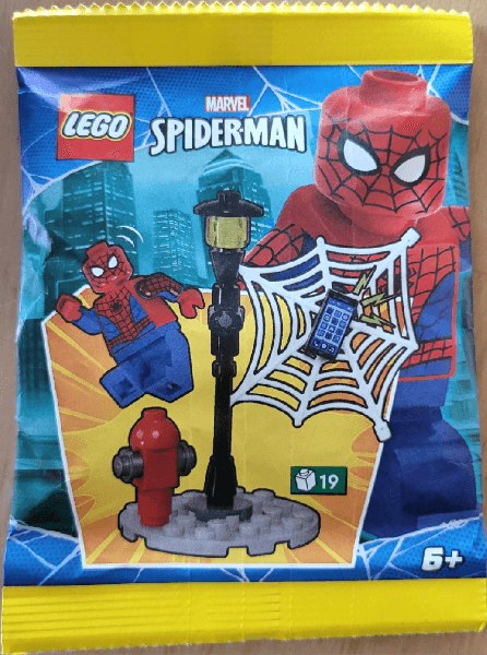 LEGO Spider-Man with Street Light paper bag (682504-1) set, 2025