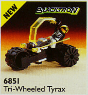LEGO Tri-Wheeled Tyrax (6851-1) set, 1991