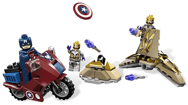 LEGO Captain America's Avenging Cycle (6865-1) set, 2012
