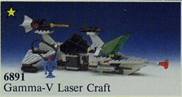 LEGO Gamma V Laser Craft (6891-1) set