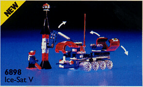 LEGO Ice-Sat V (6898-1) set, 1993