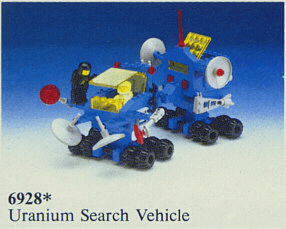 LEGO Uranium Search Vehicle (6928-1) set, 1984