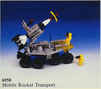 LEGO Mobile Rocket Transport (6950-1) set, 1982