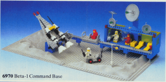 LEGO Beta-1 Command Base (6970-1) set, 1980