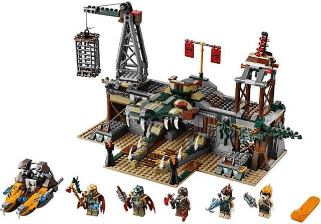 LEGO The Croc Swamp Hideout (70014-1) set, 2013