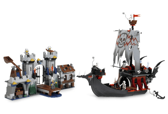 LEGO Skeleton Ship Attack (7029-1) set, 2007