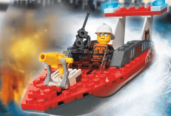 LEGO Firefighter (7043-1) set, 2004