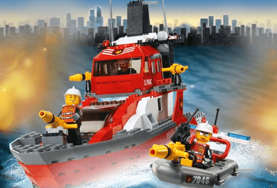 LEGO Fire Command Craft (7046-1) set, 2004
