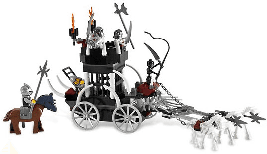 LEGO Skeletons' Prison Carriage (7092-1) set, 2007