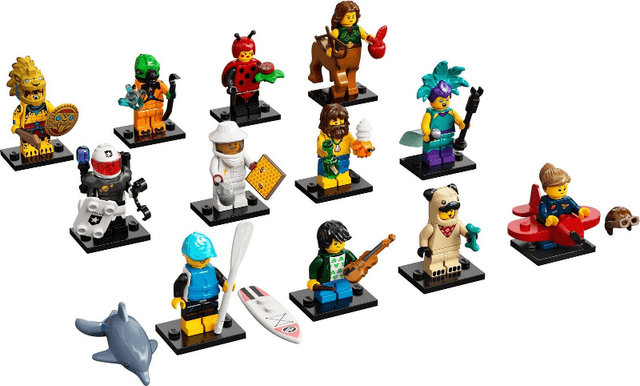 LEGO Minifigure, Series 21 (Complete Series of 12 Complete Minifigure Sets) (71029-2) set, 2021