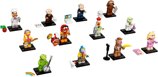 LEGO Minifigure, The Muppets (Complete Series of 12 Complete Minifigure Sets) (71033-2) set, 2022