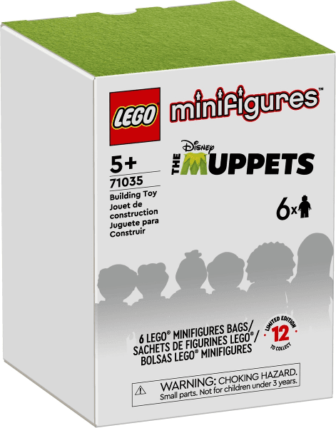 LEGO Minifigure, The Muppets (Box of 6) (71035-1) set, 2022