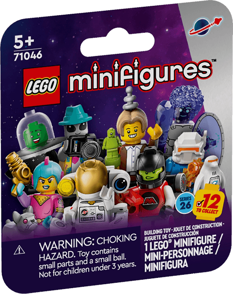 LEGO Minifigure, Series 26 (Complete Random Set of 1 Minifigure) (71046-1) set, 2024