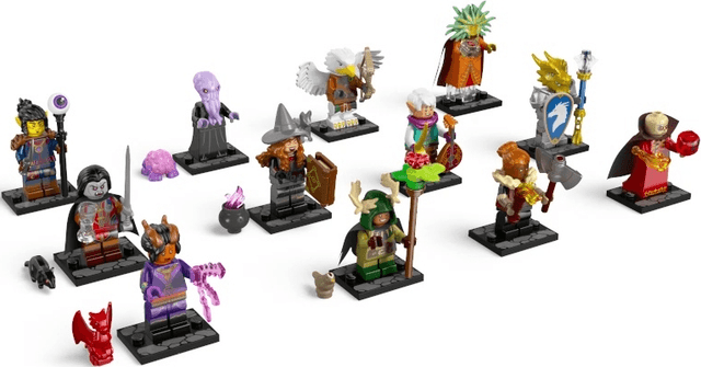 LEGO Minifigure, Dungeons & Dragons (Complete Series of 12 Complete Minifigure Sets) (71047-2) set, 2024