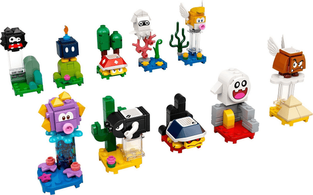 LEGO Character, Super Mario, Series 1 (Complete Series of 10 Complete Character Sets) (71361-2) set, 2020